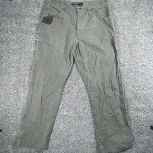 Wrangler RIGGS Workwear Pants Men's 38x34 Tan Carpenter Cargo Outdoors Utility